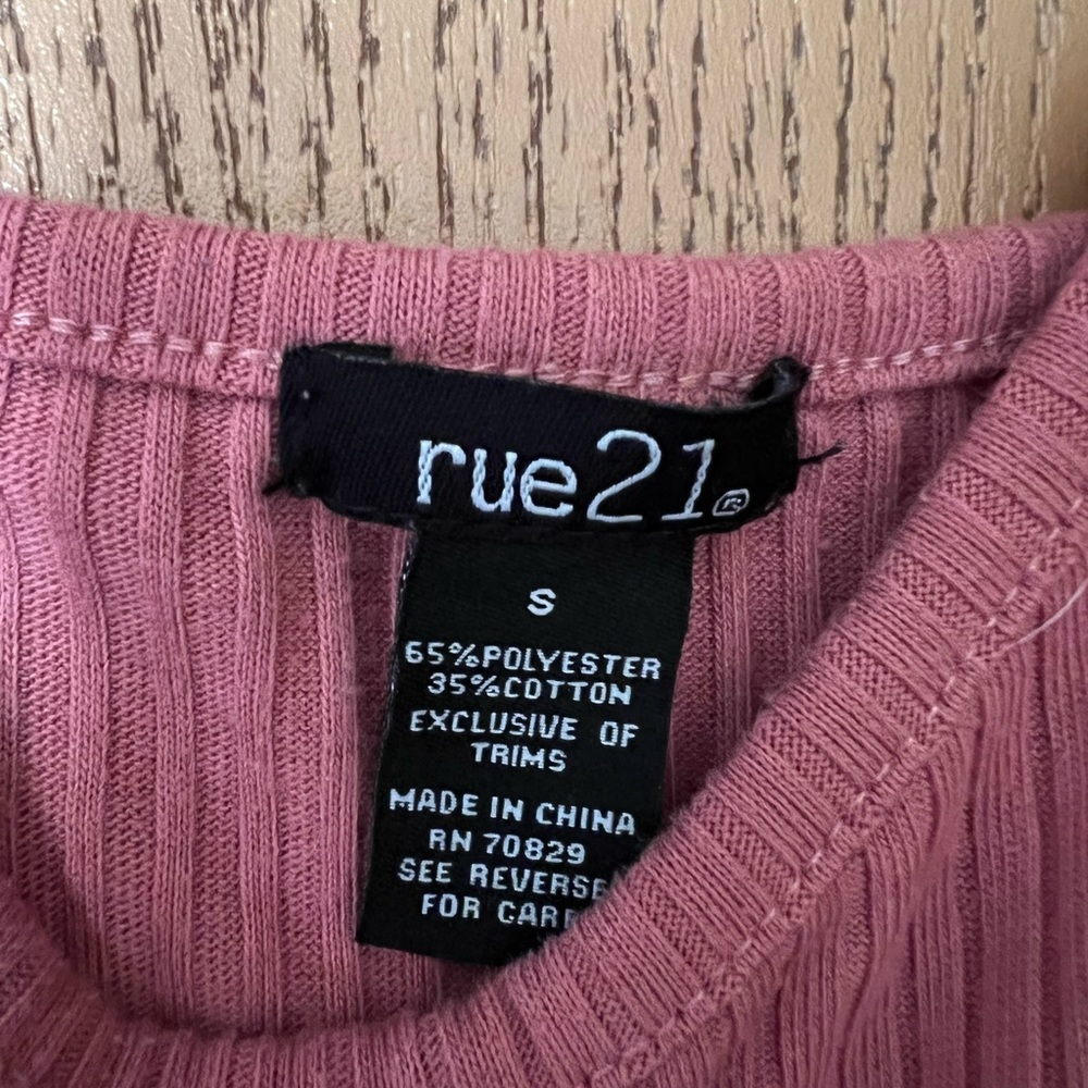 Pink Rue 21 Tank Top - Picture 3 of 3